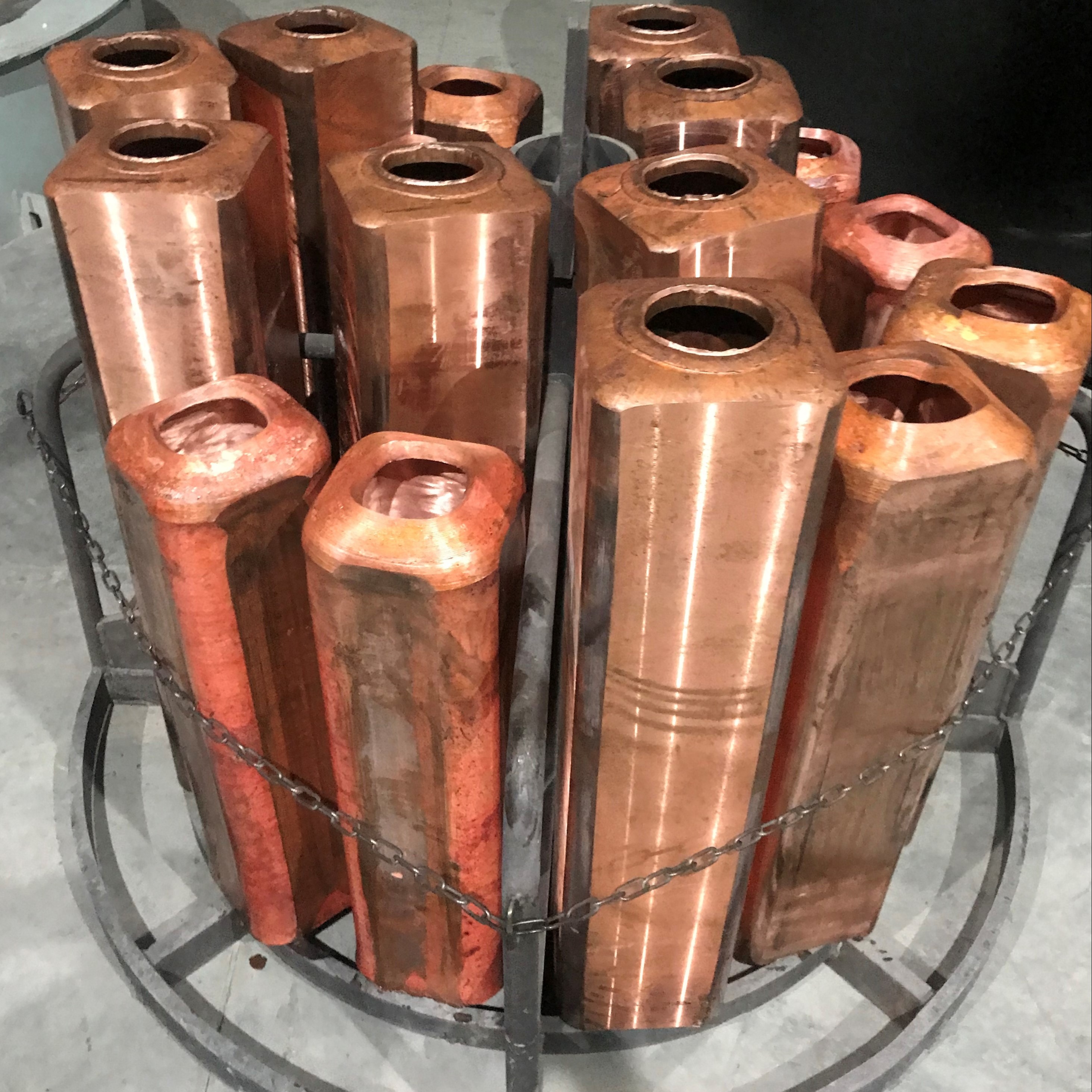 Square Thickness 10mm Copper Mould Tube Continuous Casting
