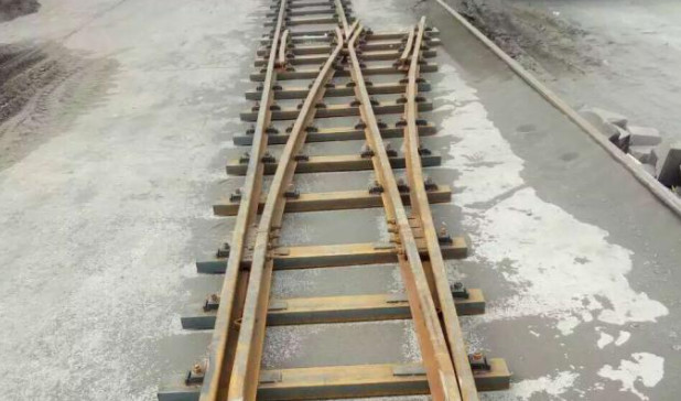 High Manganese Steel Machine Parts Frog Railway Track